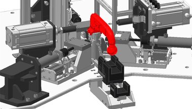 Linka pro montáž tažného zařízení Linka pro montáž tažného zařízení