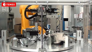 Robotická montážní linka chladiče EGR ventilu – 1. generace Robotická montážní linka chladiče EGR ventilu – 1. generace