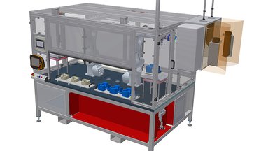 Automatická pastovací stanice chladiče Automatická pastovací stanice chladiče