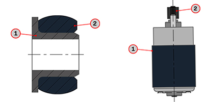 Assembling the roller sub-assembly with slip insert and pressing the pinion onto the DC-motor shaft