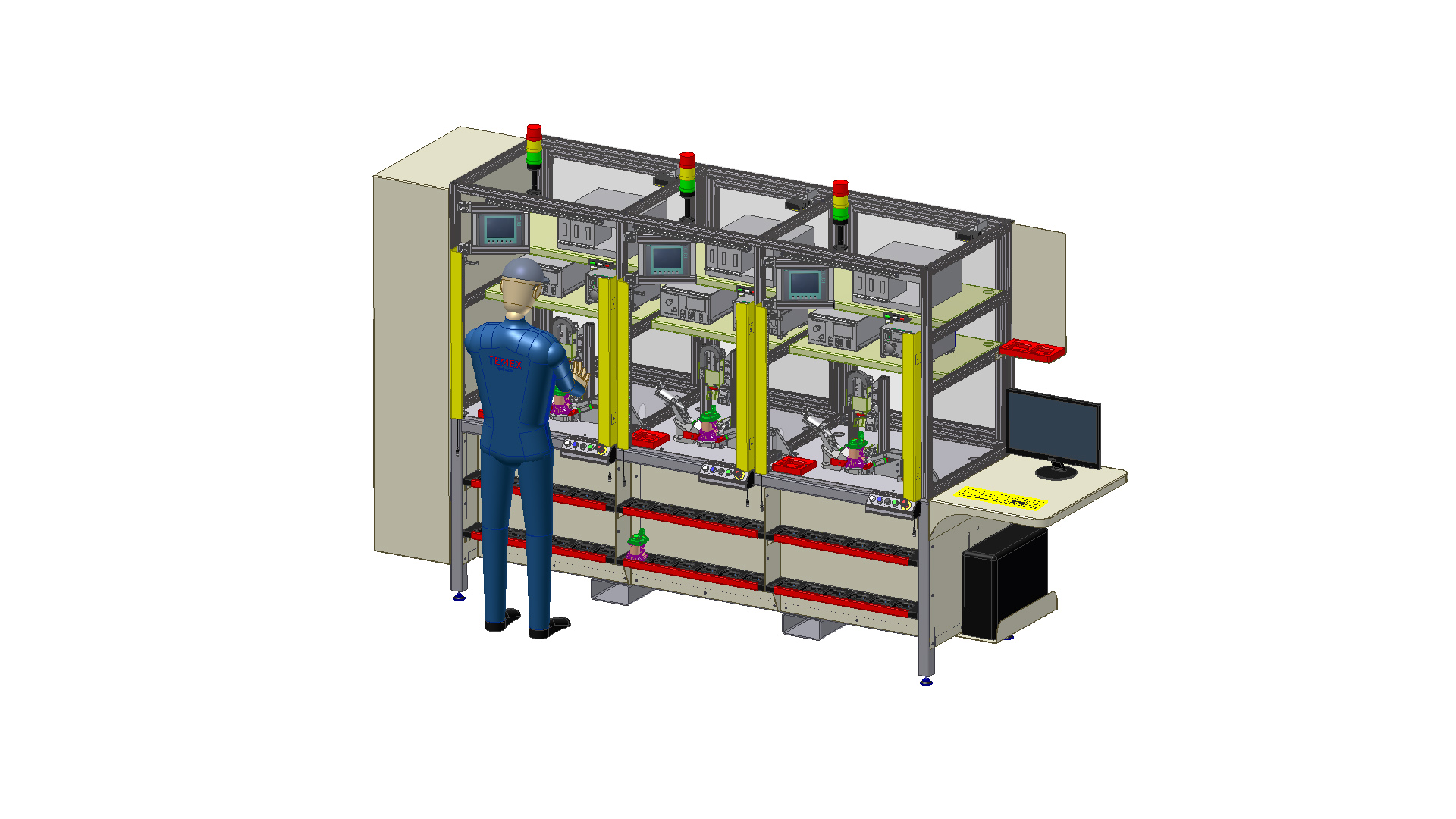 Machine No.9 – tightness and operation test (Leaktester)